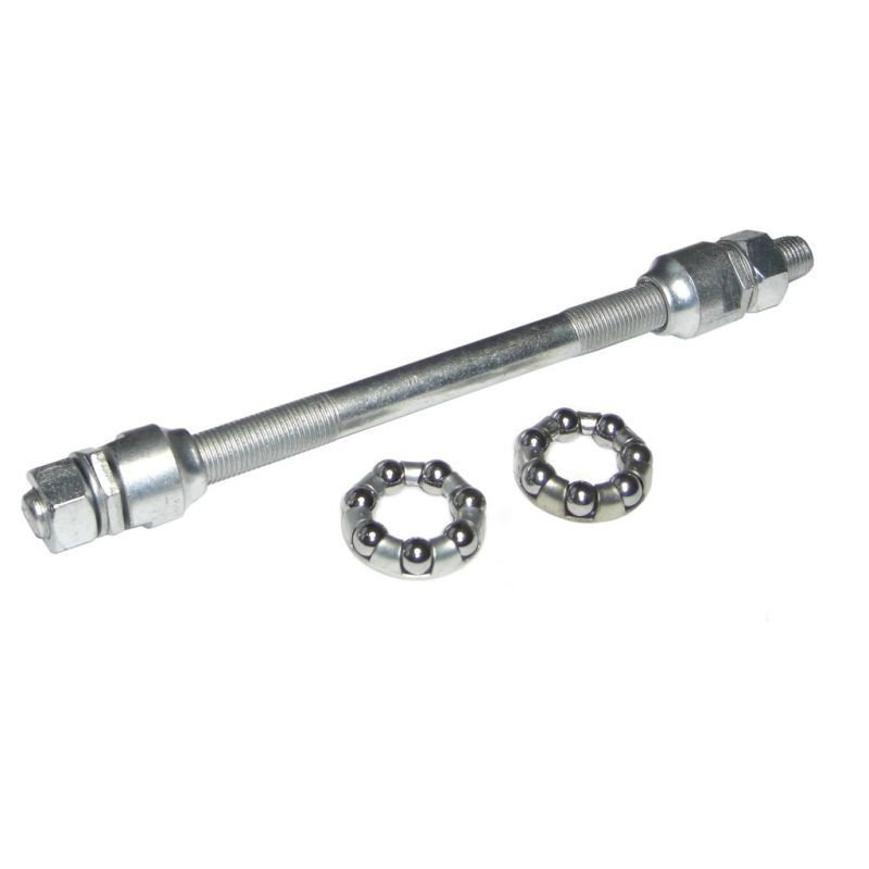 Axe arrière complet double blocage 165mm x 9.5mm - Mijnen Pieper - Peloton GP