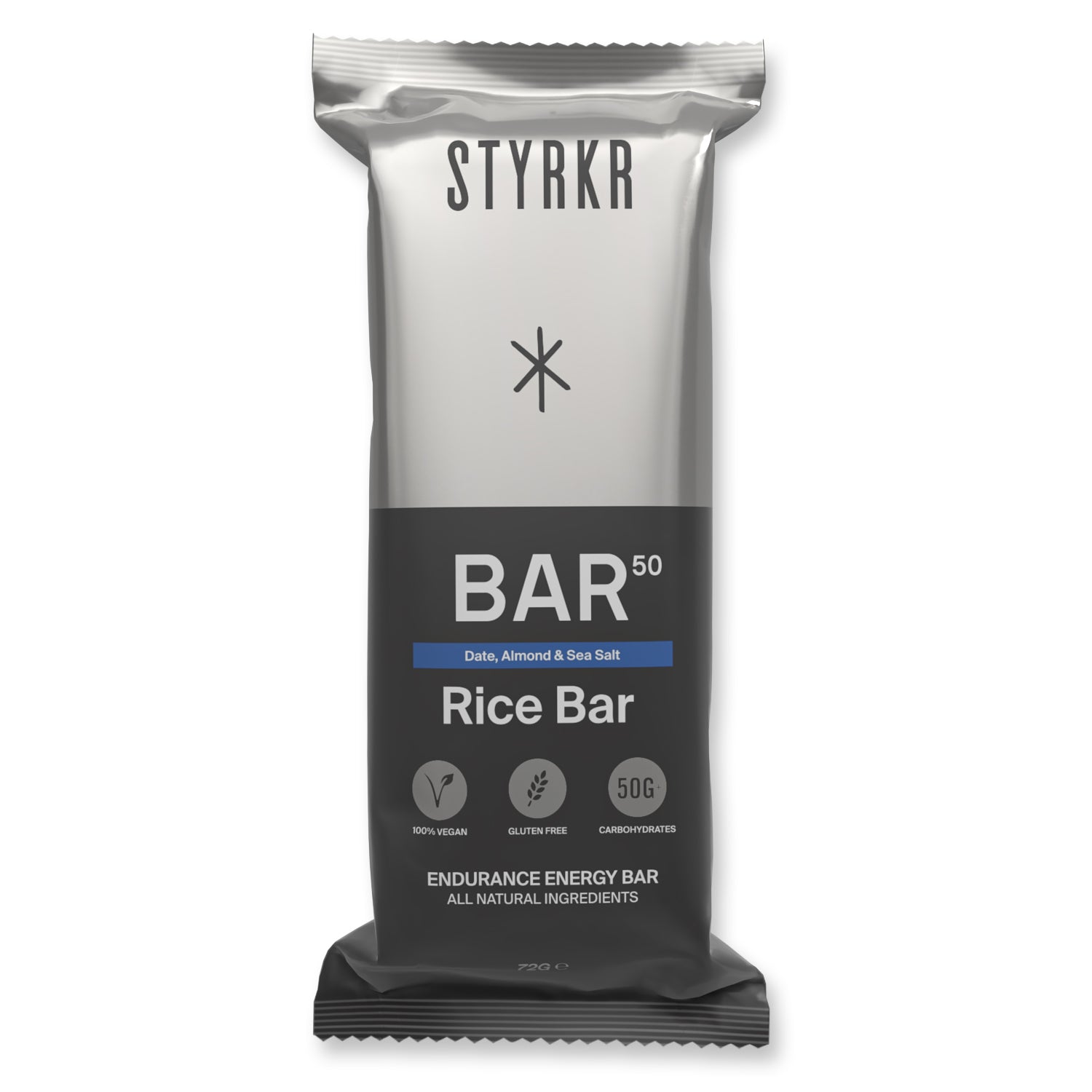 Barre Énergétique STYRKR BAR50 – Dattes, Amandes & Fleur de Sel – 72g – Vegan & Sans Gluten