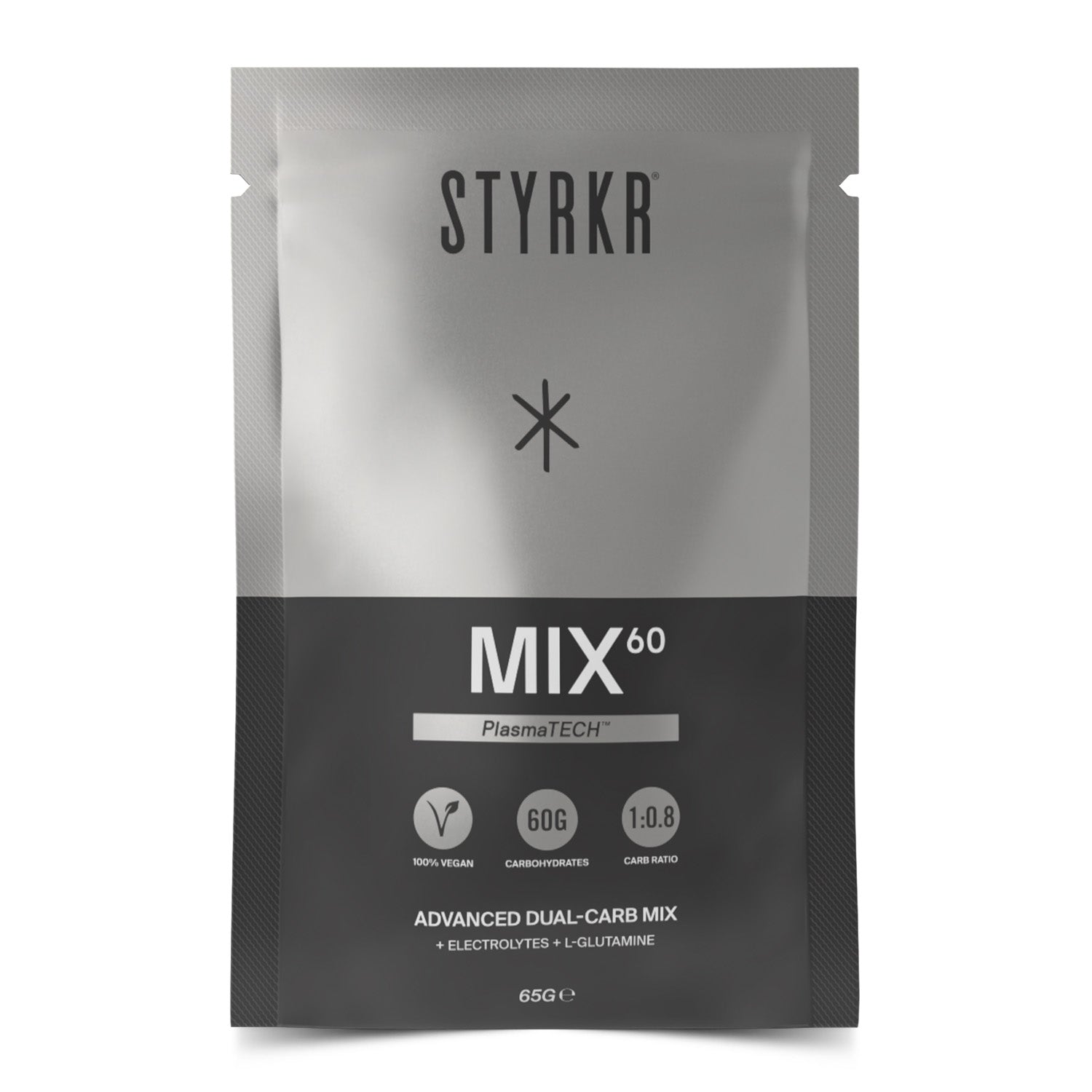Boisson Énergétique STYRKR MIX60 – Neutre – 65g – Double Source de Glucides + Électrolytes
