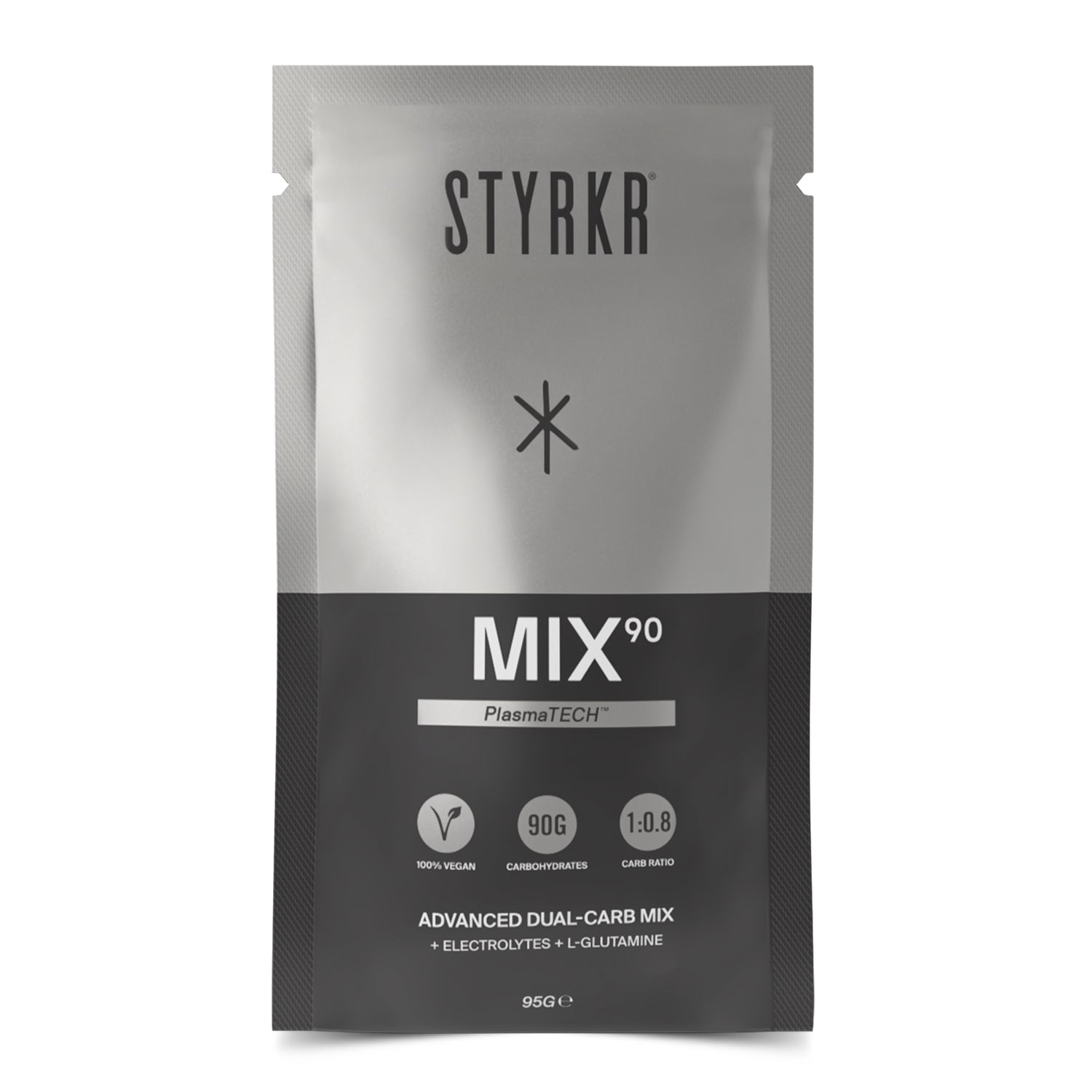 Boisson Énergétique STYRKR MIX90 – Neutre – 95g – 90g Glucides – Vegan & Sans Gluten