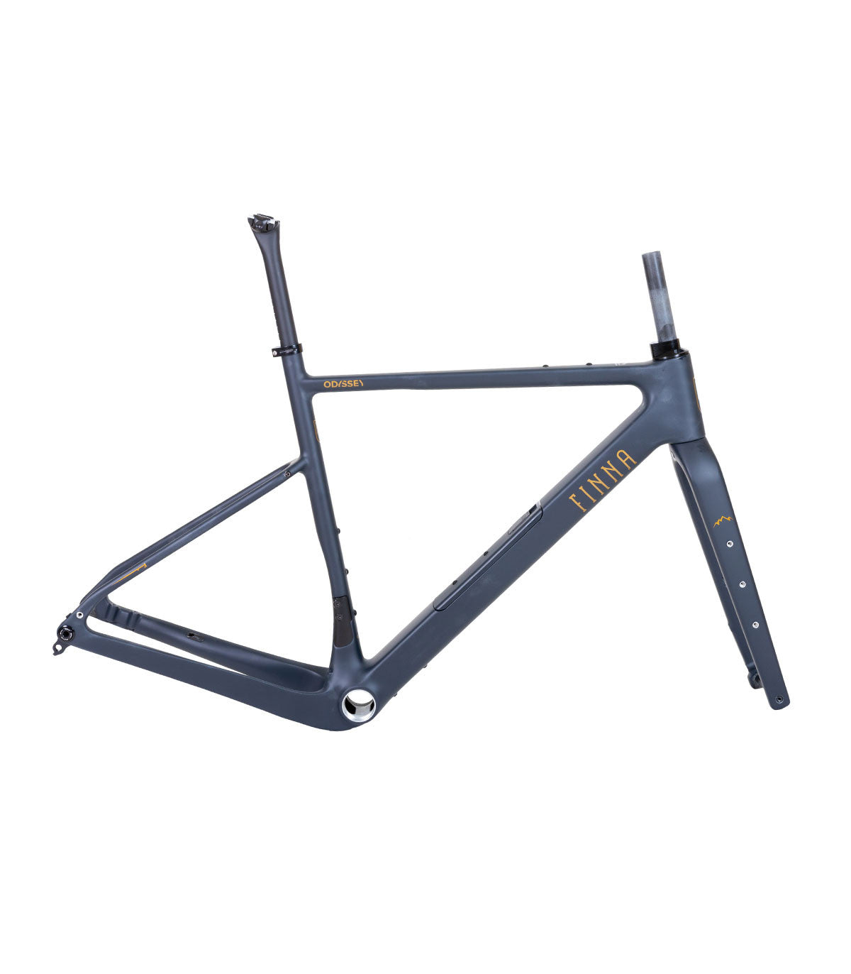 Finna Odyssey – Kit Cadre Carbone Gravel – T800 – Cablages Intégré – T47 – UDH – Noir Mat