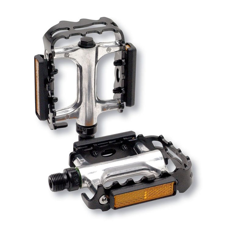 VP-196 MTB-Plattformpedale aus strapazierfähigem schwarzem Aluminium