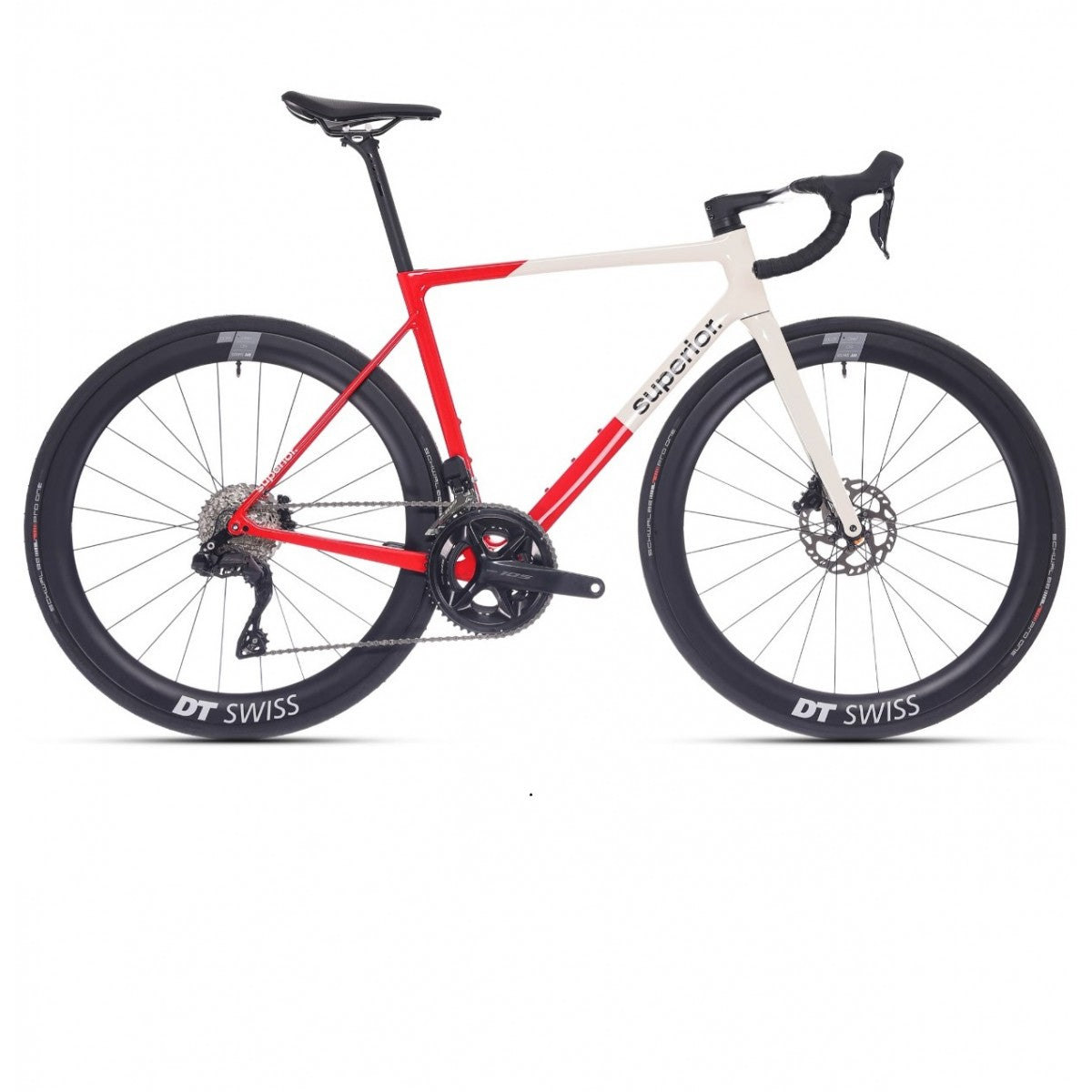 Vélo de Route Superior RR 9.6 – Carbone – Shimano 105 Di2 12V – Freins à disque – Roues DT Swiss ERC 1600