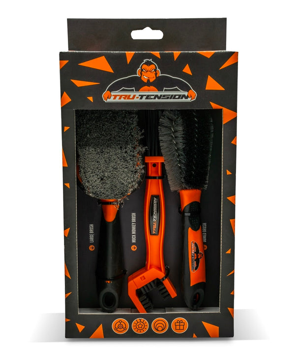 Tru-Tension Kit de nettoyage vélo - brosses et microfibre