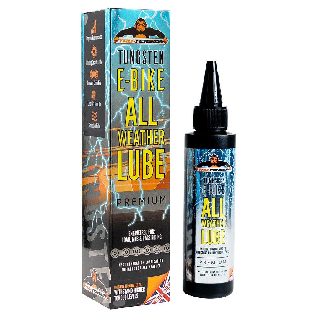 Tru-Tension Tungsten All Weather Lube E-Bike 50ml - lubrifiant chaîne e-bike toutes conditions