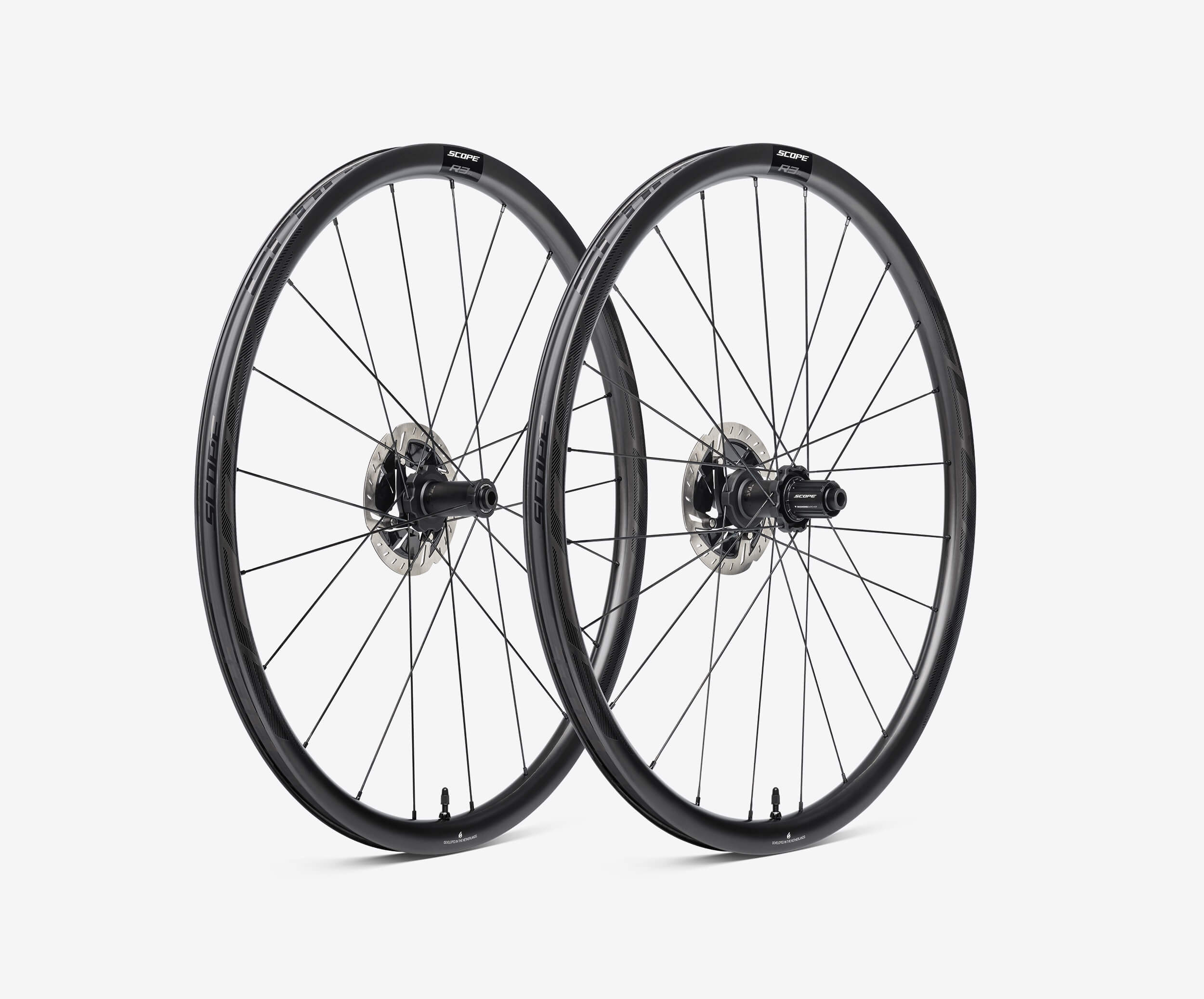 Paire de roues R3A Allroad disques - Scope