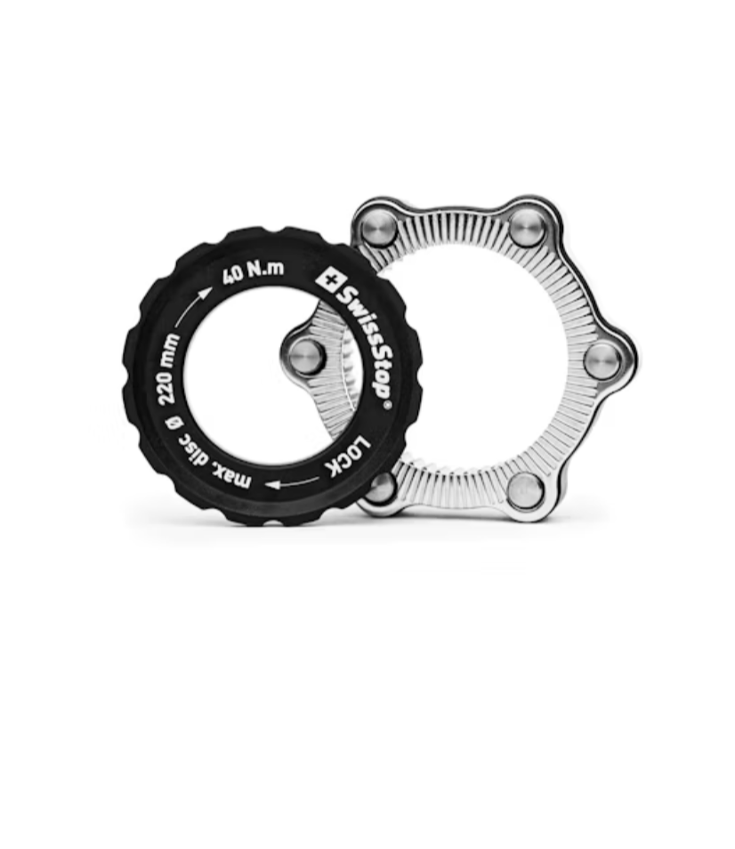 Adaptateur disque 6 trous vers centerlock - SwissStop - Peloton GP