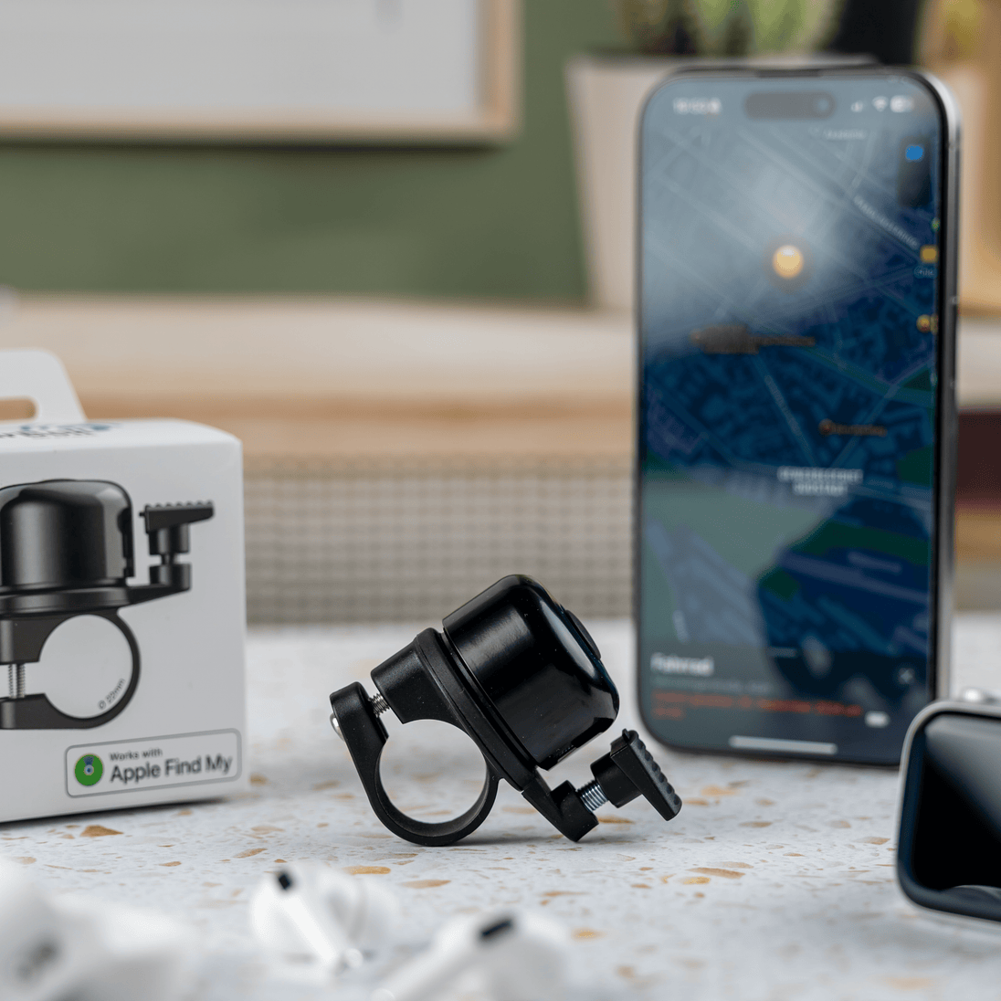 AirBell Pro 22 mm Sonnette Avec Localisation Intégrée - Peloton GP