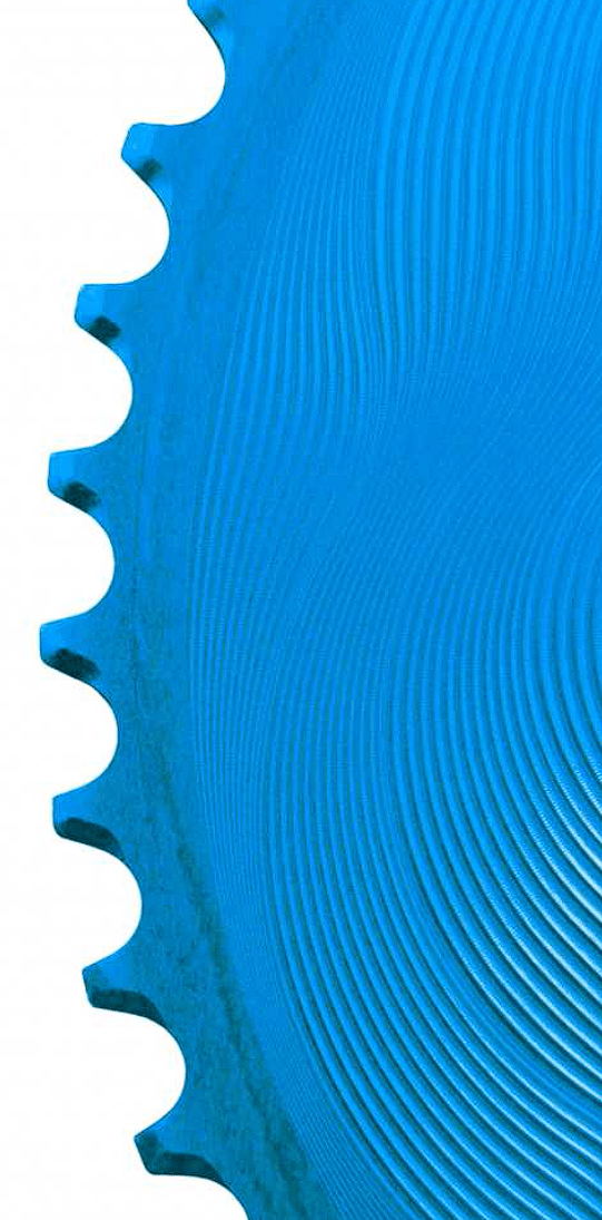 ALUGEAR Plateau Rond AERO Externe 110x4 Shimano 2×11V - Peloton GP