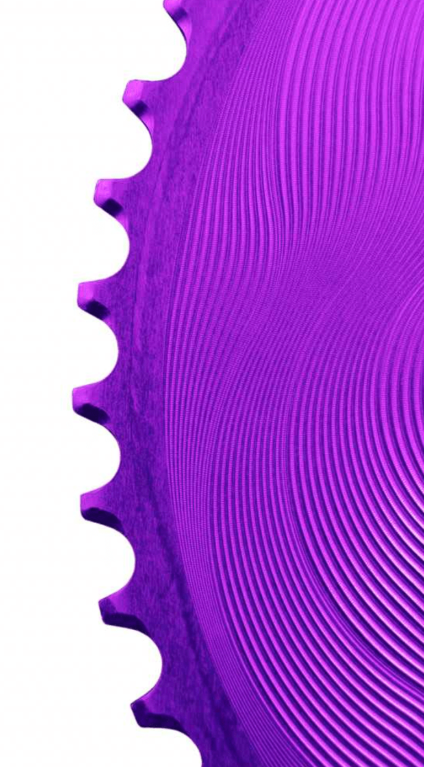 ALUGEAR Plateau Rond AERO Externe 110x4 Shimano 2×11V - Peloton GP