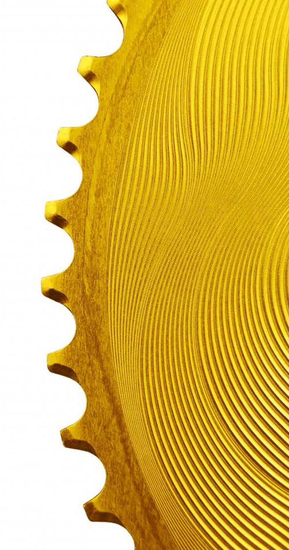 ALUGEAR Plateau Rond AERO Externe 110x4 Shimano 2×11V - Peloton GP