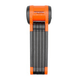 Antivol Pliable Kryptonite Evolution 790 – 6 mm x 90 cm – Niveau 7/10 – Orange & Noir - Peloton GP