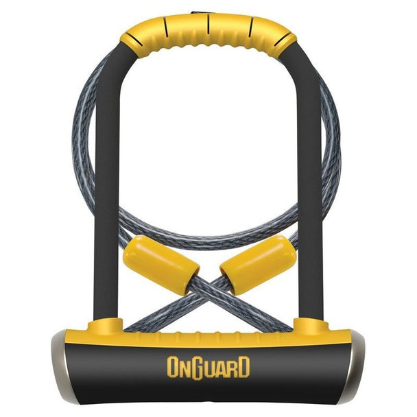 Antivol U Onguard Pitbull DT 8005 Avec Câble Et Support – 115 x 230 mm Ø14 mm - Peloton GP