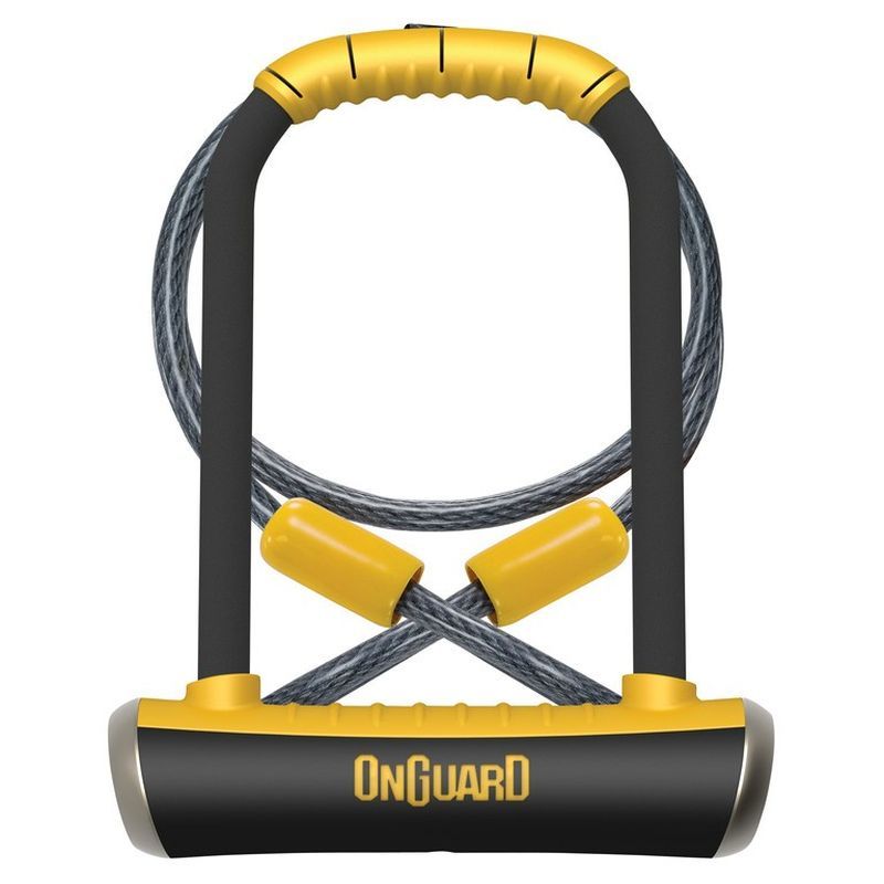 Antivol U Onguard Pitbull DT 8005 Avec Câble Et Support – 115 x 230 mm Ø14 mm - Peloton GP