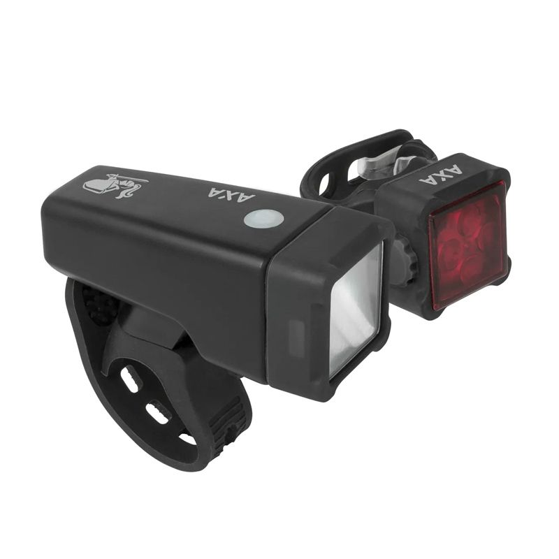 Axa Niteline T4 - R – Kit de lumières LED USB Noir - Peloton GP