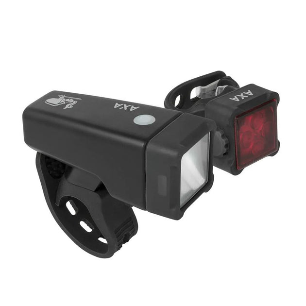 Axa Niteline T4 - R – Kit de lumières LED USB Noir - Peloton GP