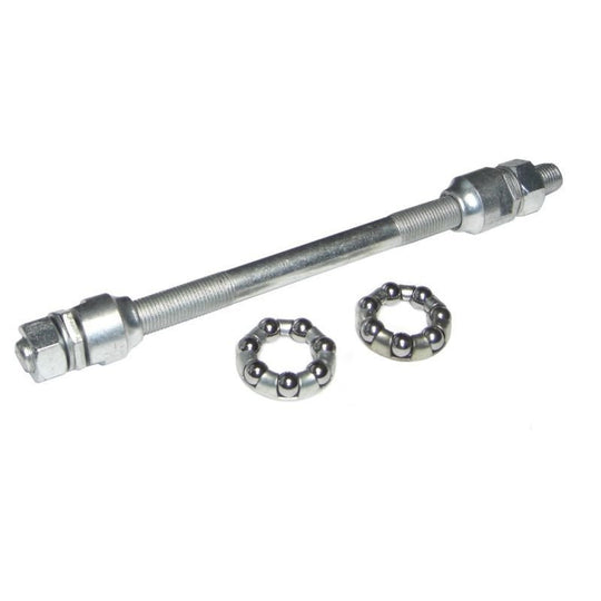 Axe arrière complet double blocage 165mm x 9.5mm - Mijnen Pieper - Peloton GP
