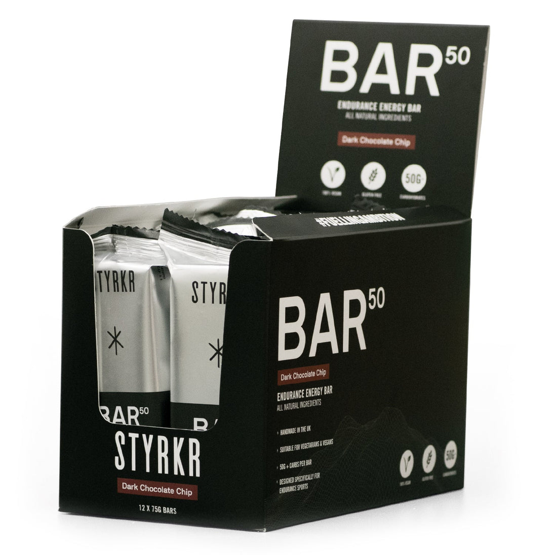 Barre Énergétique STYRKR BAR50 – Chocolat Noir - Peloton GP