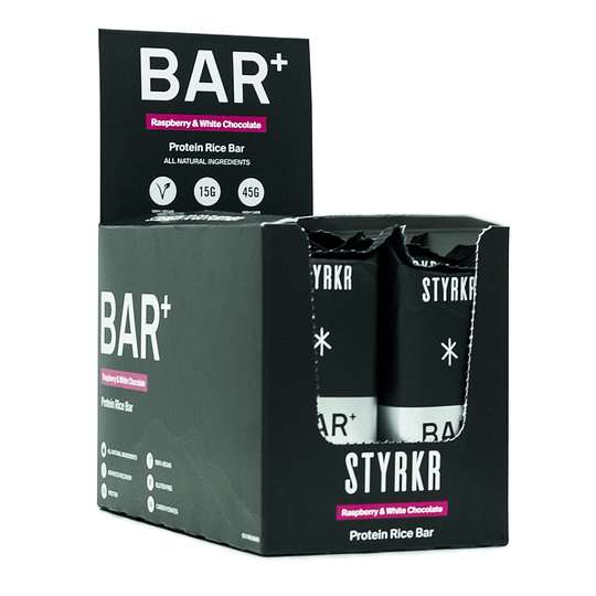 Barre STYRKR BAR+ – Framboise & Chocolat Blanc - Peloton GP