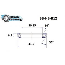 Roulement de Direction B12 30.15 X 41.5 X 6.5 MM 36°/36 BLACKBEARING
