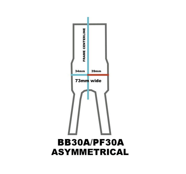 Boîtier de pédalier Wheels MFG BB30A Outboard – ABEC - 3 – pour axe 24 mm (Shimano) – Aluminium – 119g - Peloton GP
