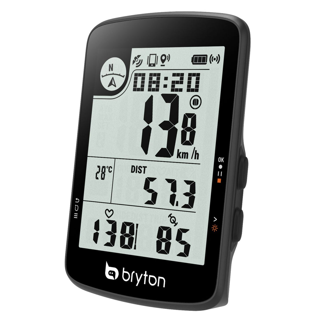 BRYTON Compteur GPS Rider 17 E - Peloton GP