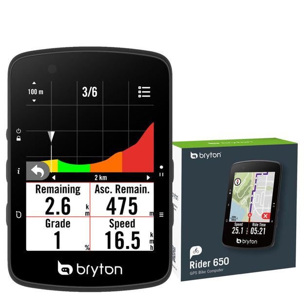 BRYTON Compteur GPS Rider 650 E - Peloton GP