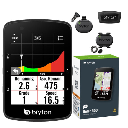 BRYTON Compteur GPS Rider 650 T - Peloton GP