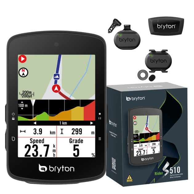 BRYTON Compteur GPS Rider S510 T - Peloton GP