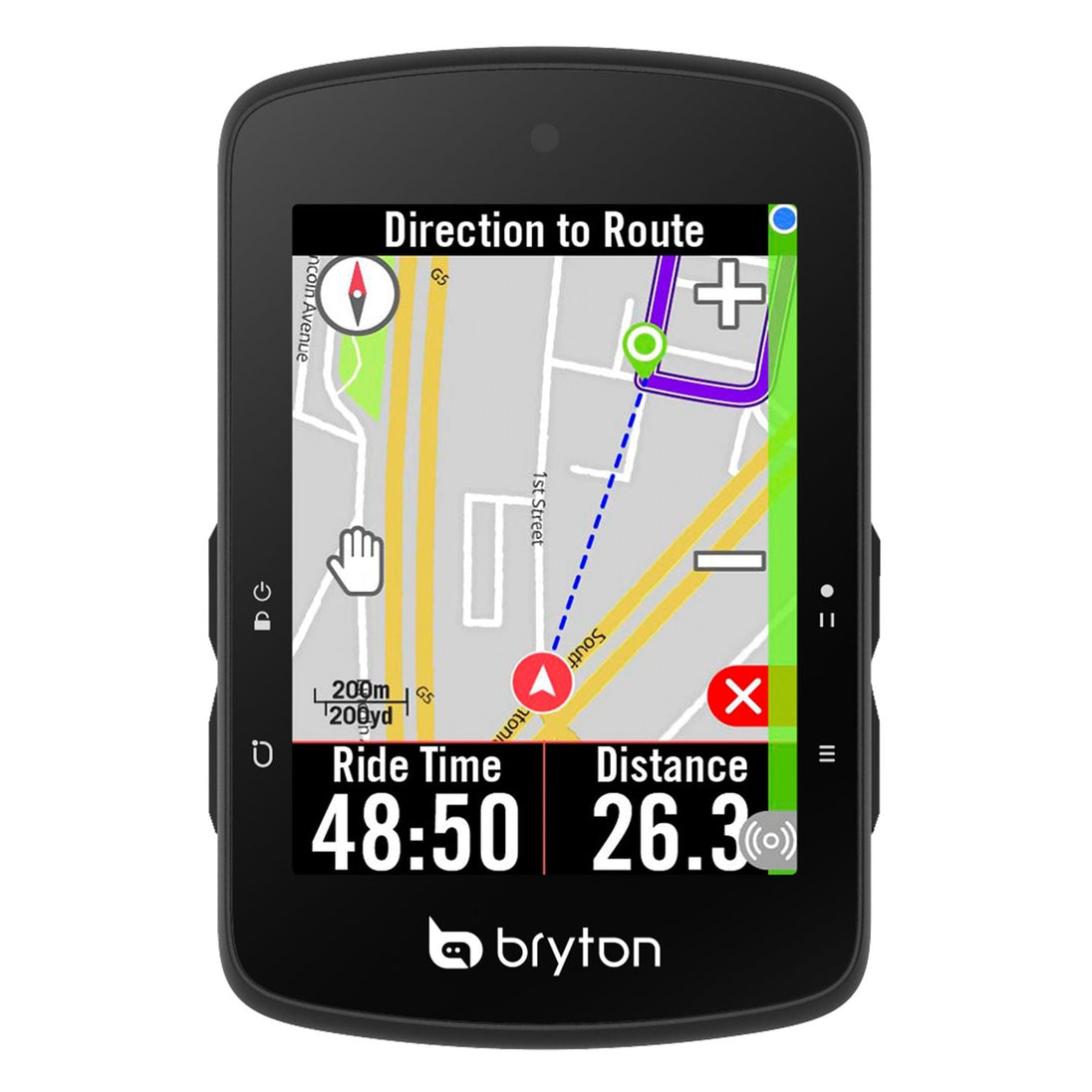BRYTON Compteur GPS Rider S510 T - Peloton GP