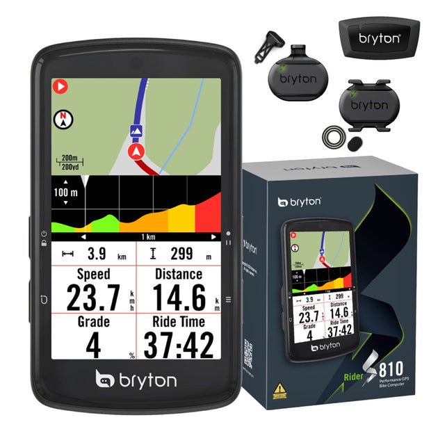 BRYTON Compteur GPS Rider S810 T - Peloton GP