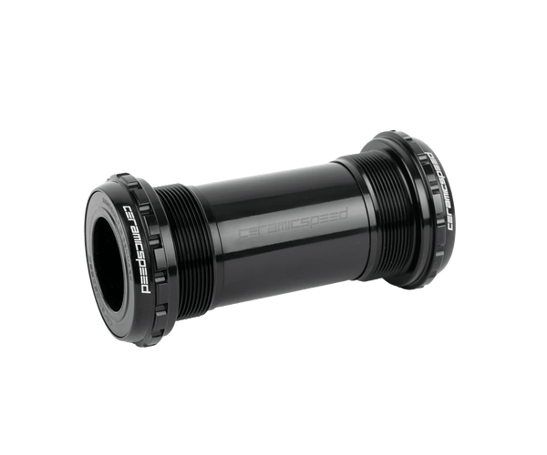 CERAMICSPEED Boîtier De Pédalier BB ALPHA – BSA – Shimano Road – Noir - Peloton GP