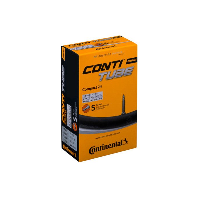 Chambre à air Compact 24 Presta 42mm - CONTINENTAL - Peloton GP