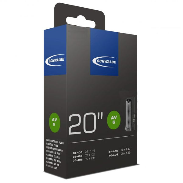 Chambre à Air Schwalbe 20x1 1/8 – Valve Schrader 40 mm - Peloton GP