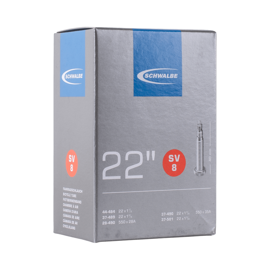 Chambre à air Schwalbe 22" 550x28-35A / 28-44A Valve Standard ou Presta (AV8 / SV8) - Peloton GP