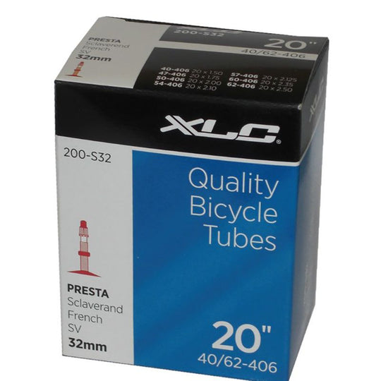 Chambre à Air XLC 20 x 4.00–4.90 – Valve Presta 33 mm – (100/120 - 406) - Peloton GP