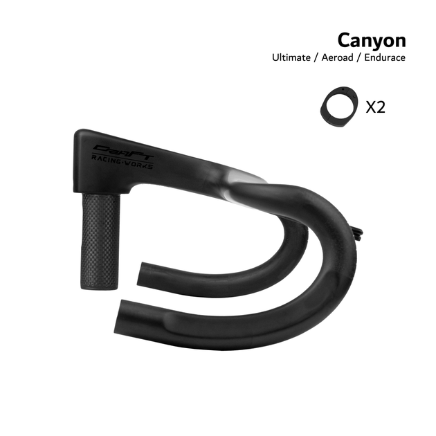 Cintre intégré carbone CRW Works New Gen Canyon / Pinarello - Peloton GP