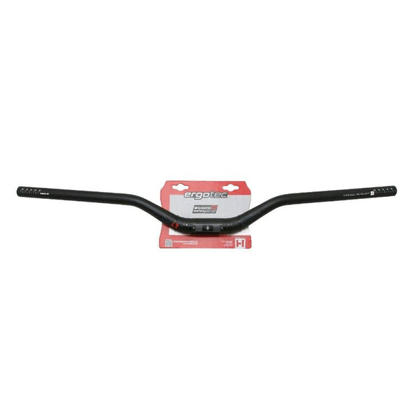 Cintre VTT Relevé ERGOTEC Riser Bar Alu 31,8mm 780mm Noir - Peloton GP