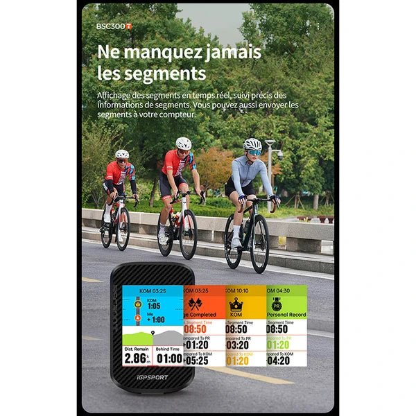 Compteur iGPSPORT BSC300T - Peloton GP