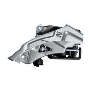 DÉRAILLEUR AVANT SHIMANO ALTUS FD - M2000 - TS3 – TOP SWING – 3X9V – COLLAR 34,9 MM + ADAPTATEURS - Peloton GP