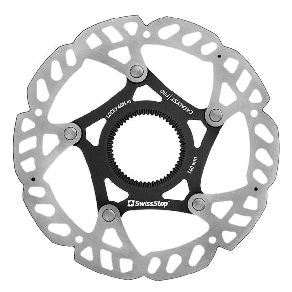 Disque CATALYST Pro center lock - SwissStop - Peloton GP