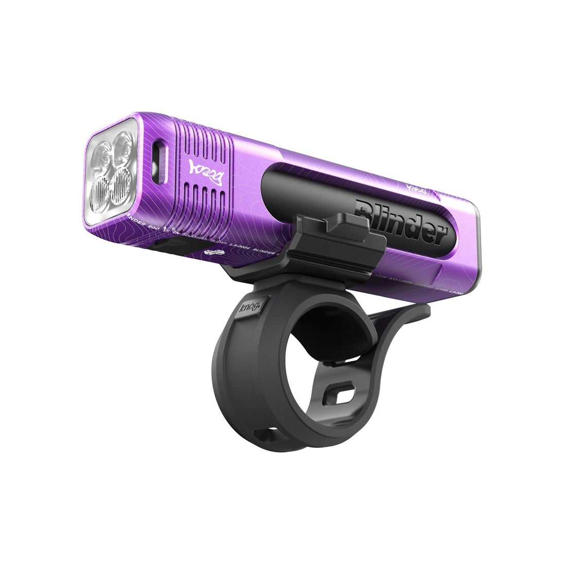 Éclairage avant Blinder Pro 900 Limited Purple - Knog - Peloton GP