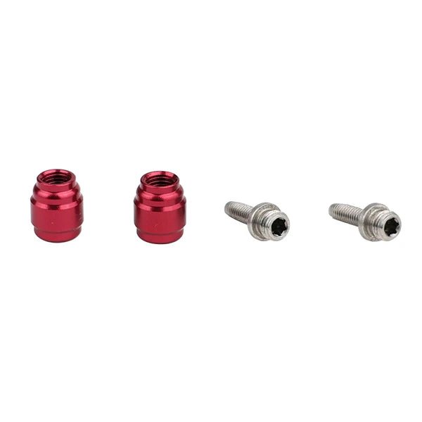 ELVEDES raccord durite frein SRAM / Avid rouge (paire) - Peloton GP