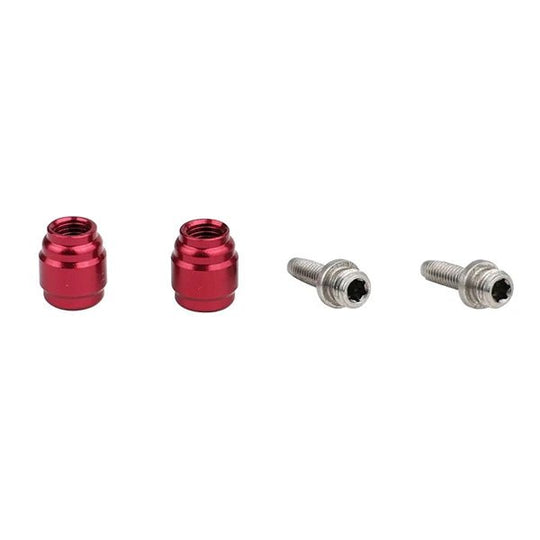 ELVEDES raccord durite frein SRAM / Avid rouge (paire) - Peloton GP