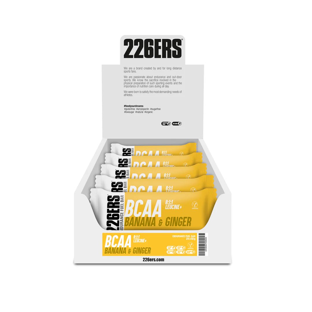 Endurance Fuel Bar BCAA - Boîte de 24 × 60 g - Peloton GP