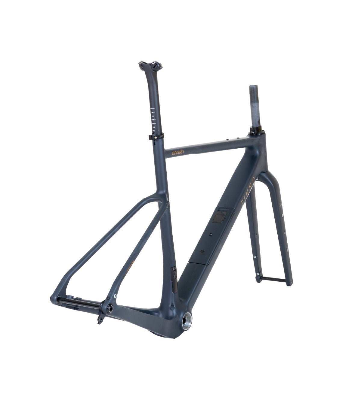 Finna Odyssey – Kit Cadre Carbone Gravel – T800 – Cablages Intégré – T47 – UDH – Noir Mat - Peloton GP