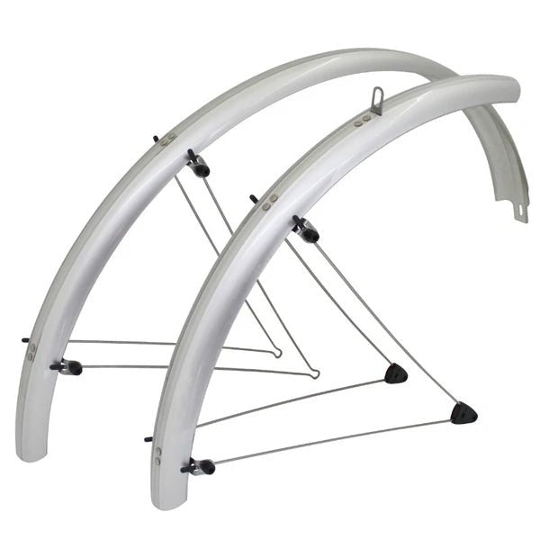 Garde boue VTT 26 pouces Stronglight Country 60 mm argent kit tringles inox - Peloton GP