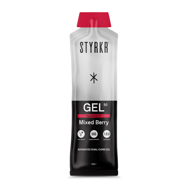 Gel Énergétique STYRKR GEL50 – Baies Rouges - Peloton GP