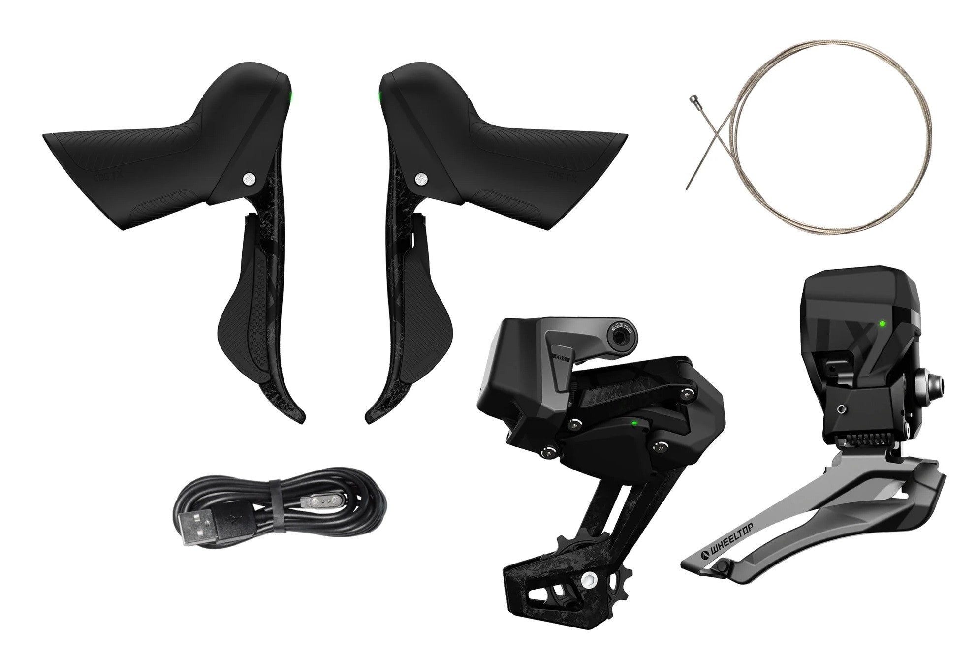 Wheeltop Groupe Électronique EDS Route TX-RA6000 Carbone À Patins