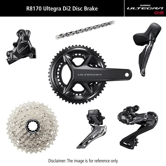 Groupe complet Ultegra DI2 R8170 Disque - SHIMANO - Peloton GP